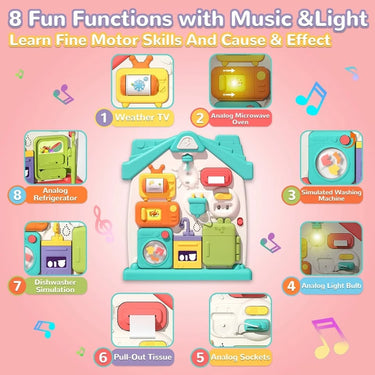 Multi-functional Montessori Puzzle Activity Board